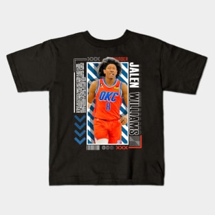 Jalen Williams Paper Poster Version 10 Kids T-Shirt